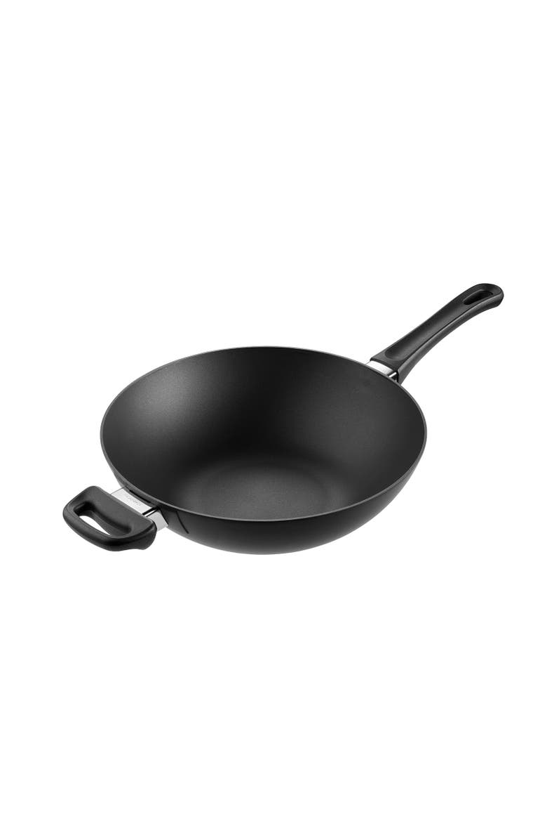 Scanpan Classic 11 Inch Nonstick Stir Fry Pan, Main, color, Black