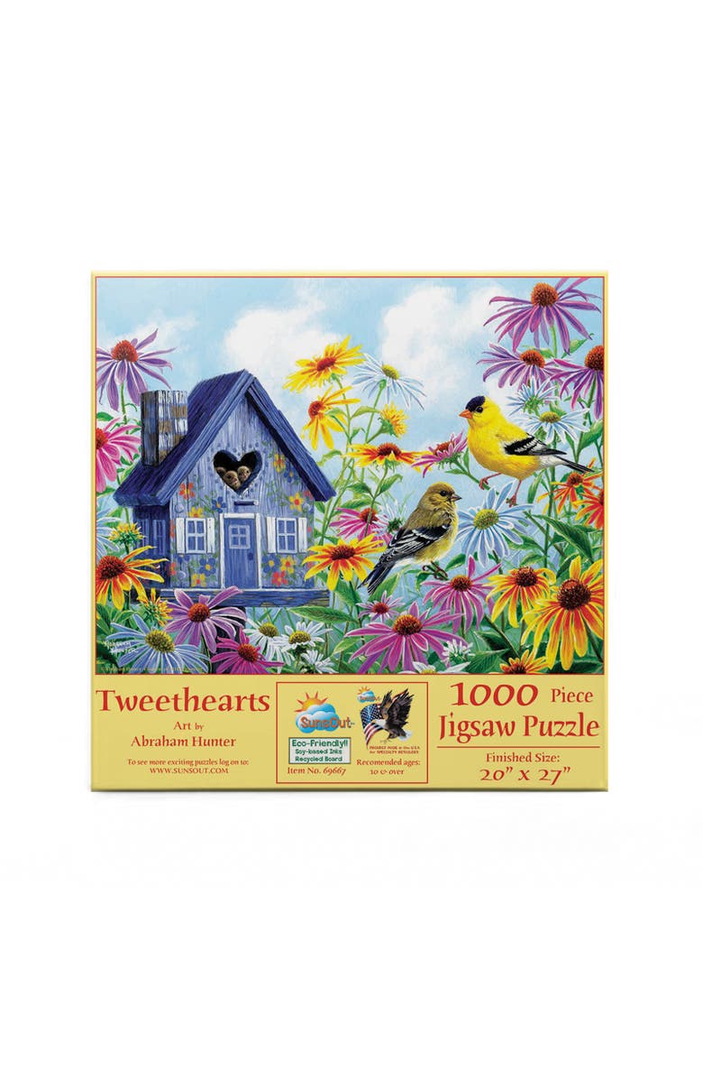 Sunsout Tweethearts 1000 piece Jigsaw Puzzle for Adults, Alternate, color, Multicolor