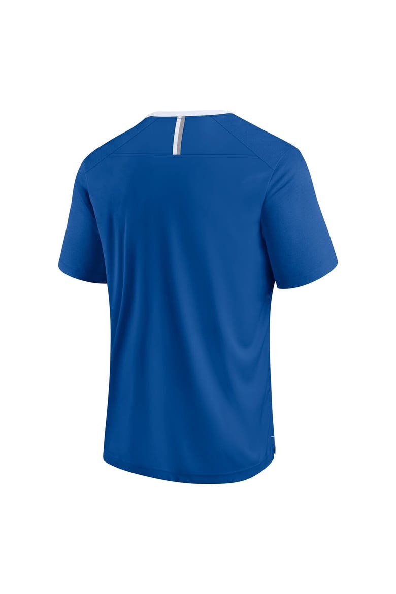 Men's Fanatics Royal Indianapolis Colts Defender Fade Slant T-Shirt, Alternate, color, Royal