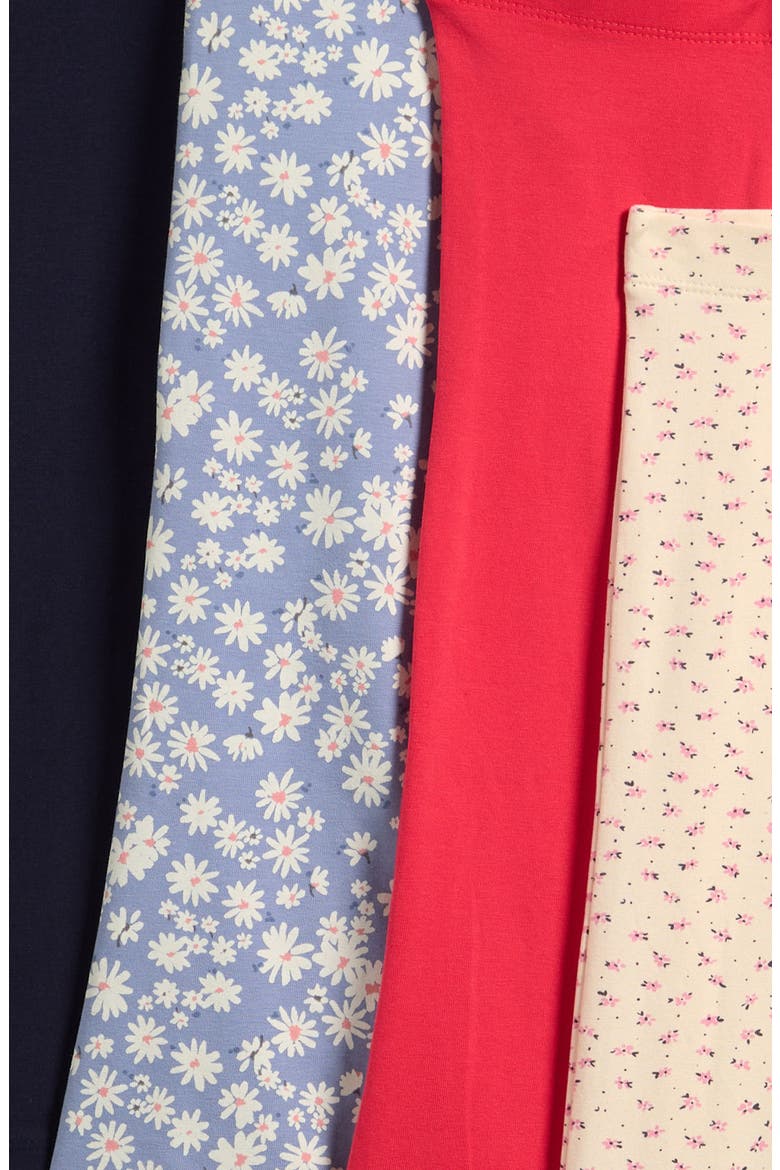 Kids' 4-Pack Flare Leggings, Alternate, color, BLUE