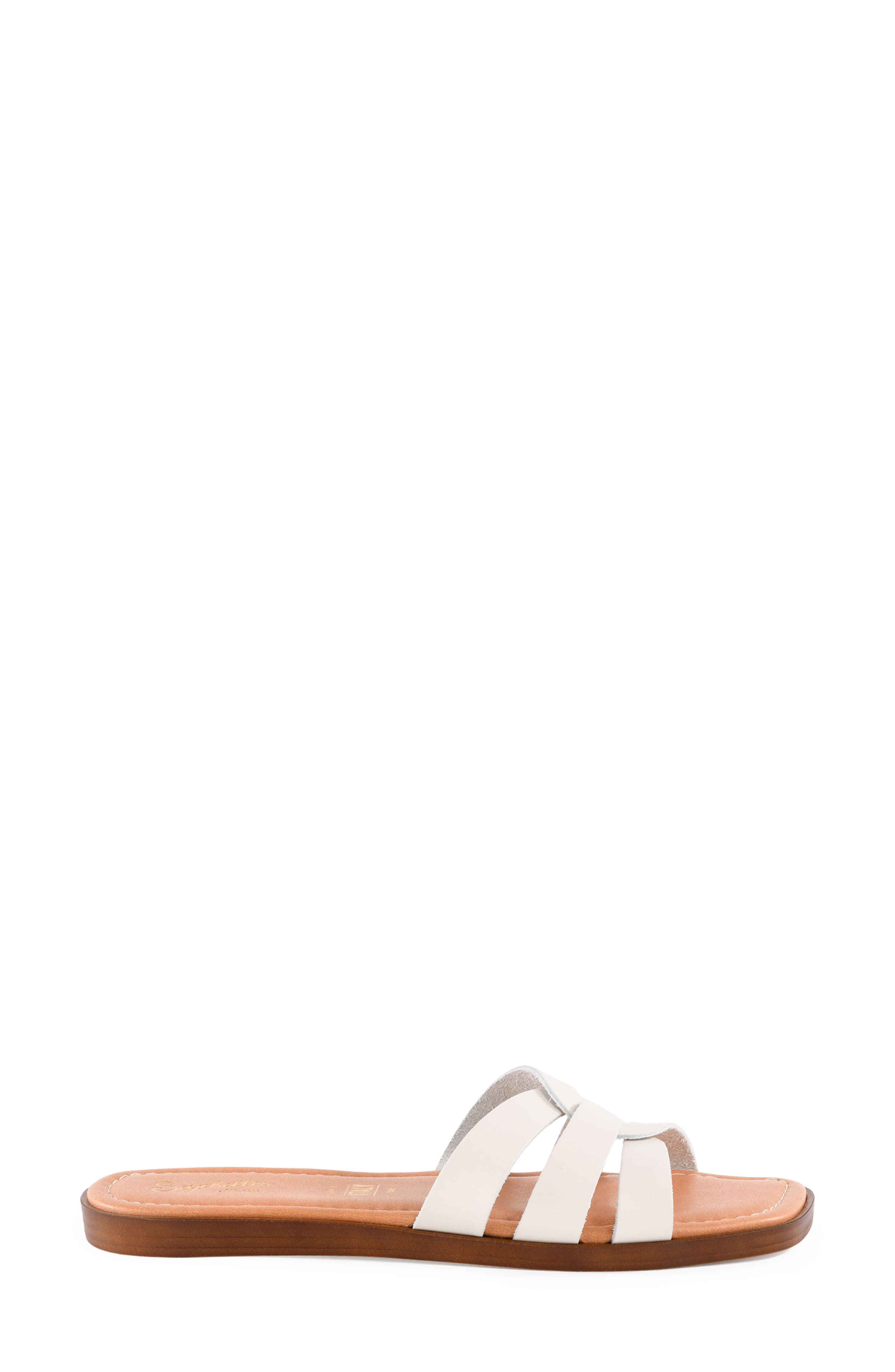 Seychelles Leila Slide Sandal, Alternate, color, Off White