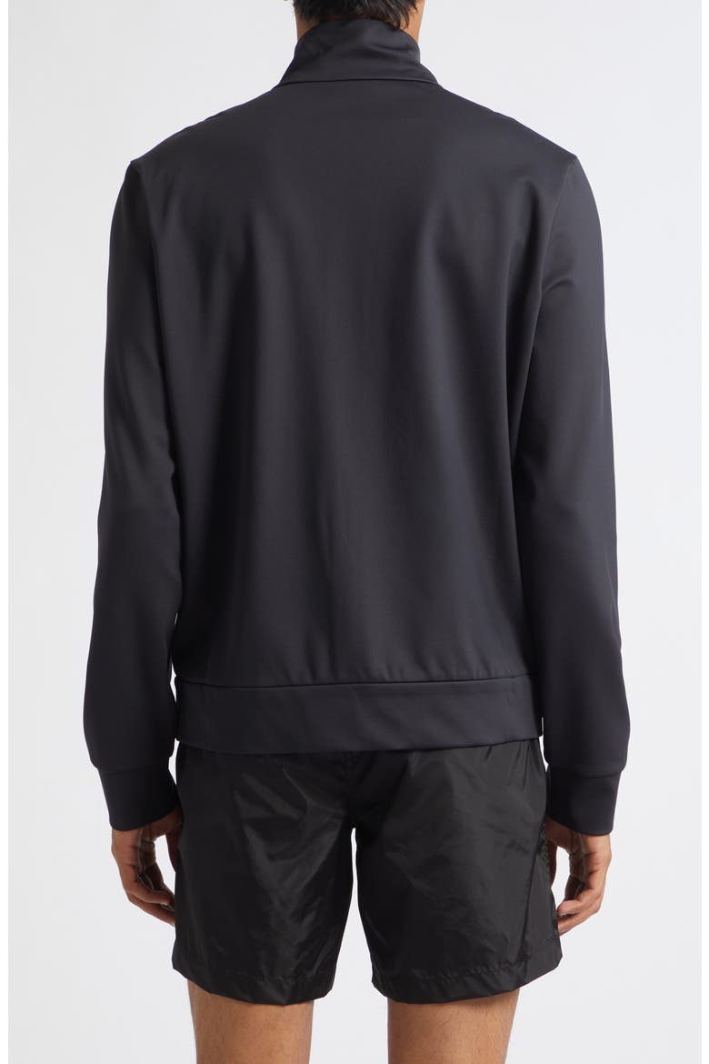 Nylon Blend Track Jacket, Alternate, color, GREYISH NAVY