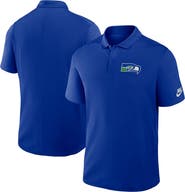 Nike Men's Nike Royal Seattle Seahawks Rewind Victory Performance Polo