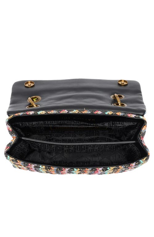 KURT GEIGER KURT GEIGER LONDON RAFFIA BRIXTON WOVEN SHOULDER BAG 
