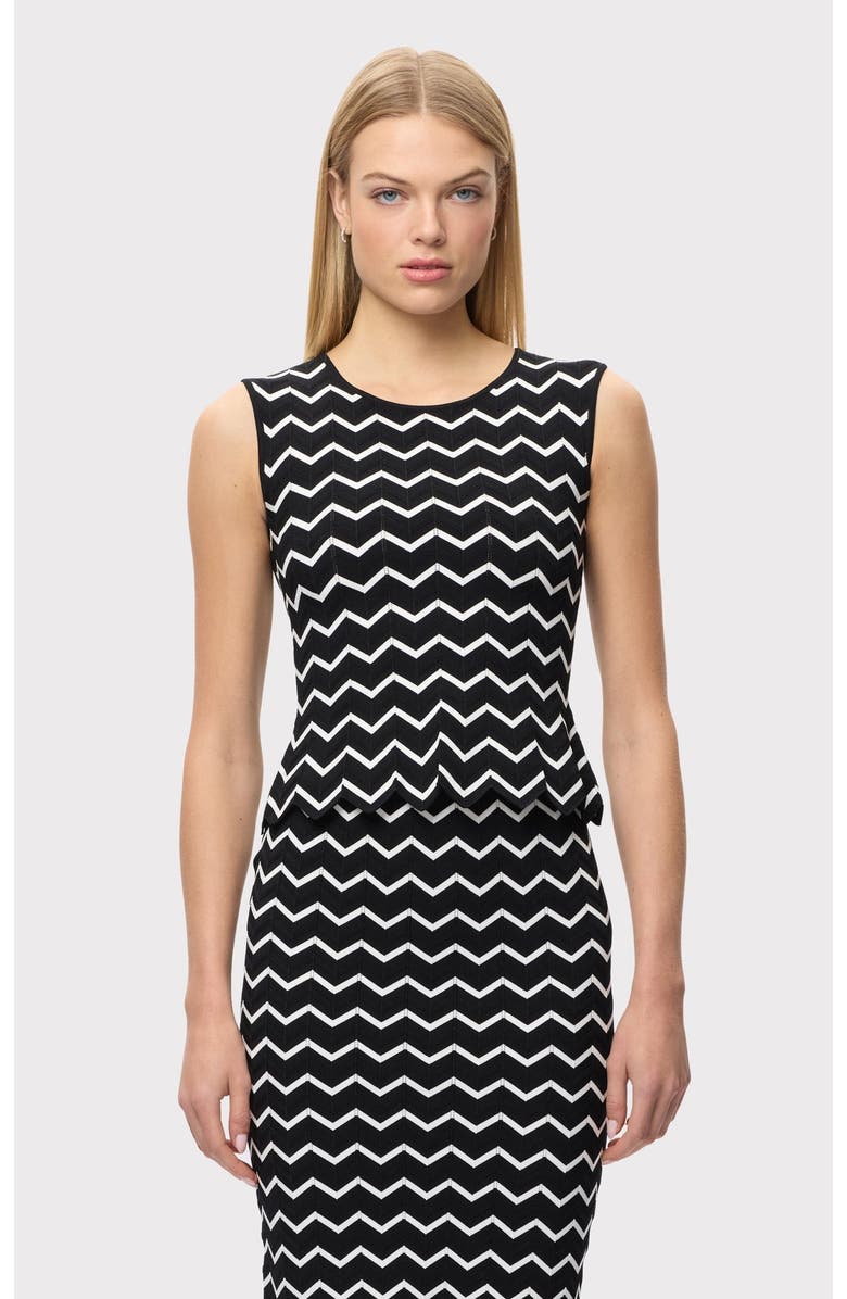 Herve Leger The Giana Top, Main, color, Alabaster Black