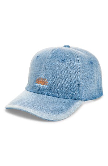 Faherty Chambray 6-panel Baseball Cap In Blue