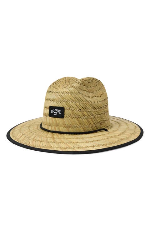 Tides Print Woven Straw Hat