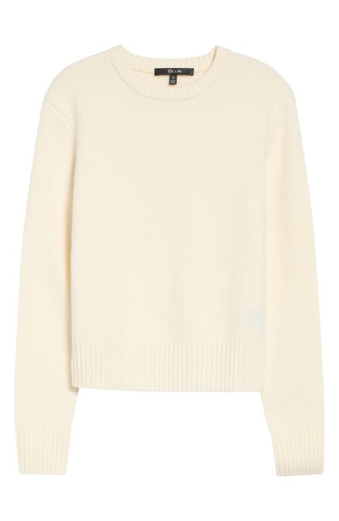 Jenny Wool & Cashmere Crewneck Sweater