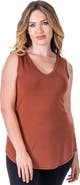 24seven Comfort Apparel V-Neck Sleeveless Maxi Dress with Belt