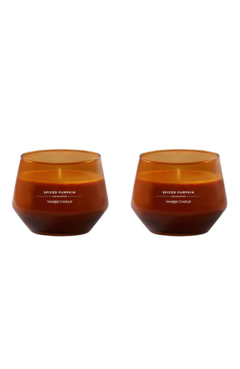 Spiced Pumpkin Studio Candle with Essential Oils, Set of 2