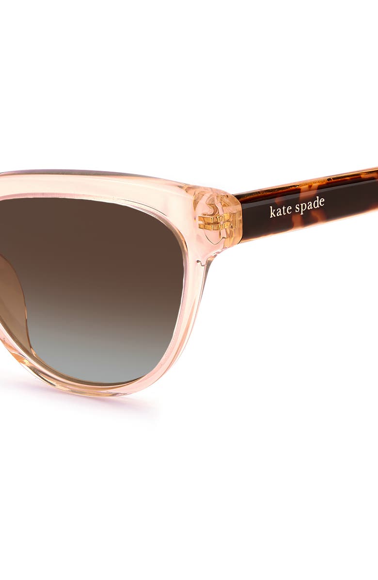 Kate Spade New York cayenne 54mm cat eye sunglasses, Alternate, color,