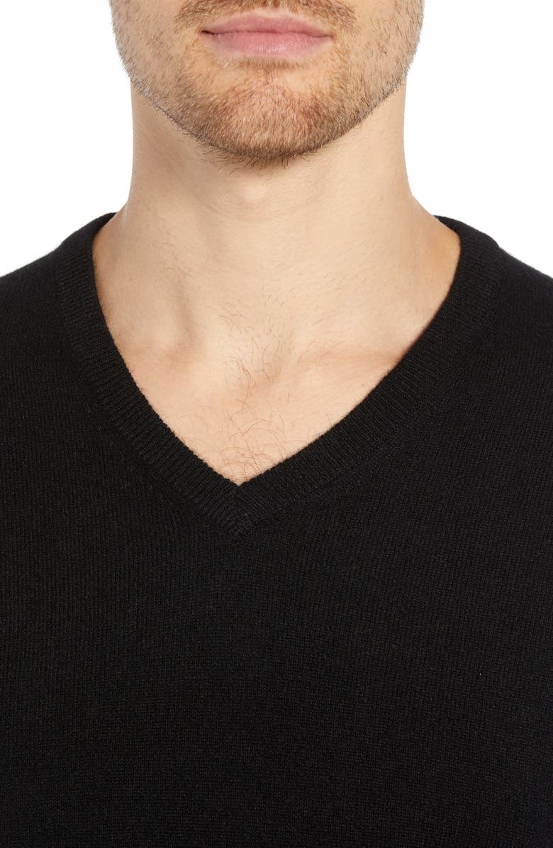 J.Crew Everyday Cashmere Regular Fit V-Neck Sweater, Alternate, color, 