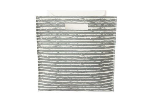 Dance Happy Lines Felt Storage Bin In Moss