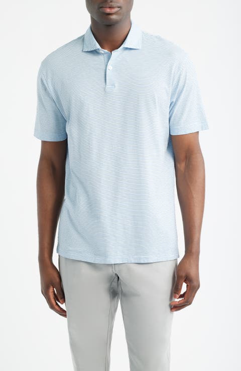Crown Crafted Journeyman Stripe Pima Cotton Polo