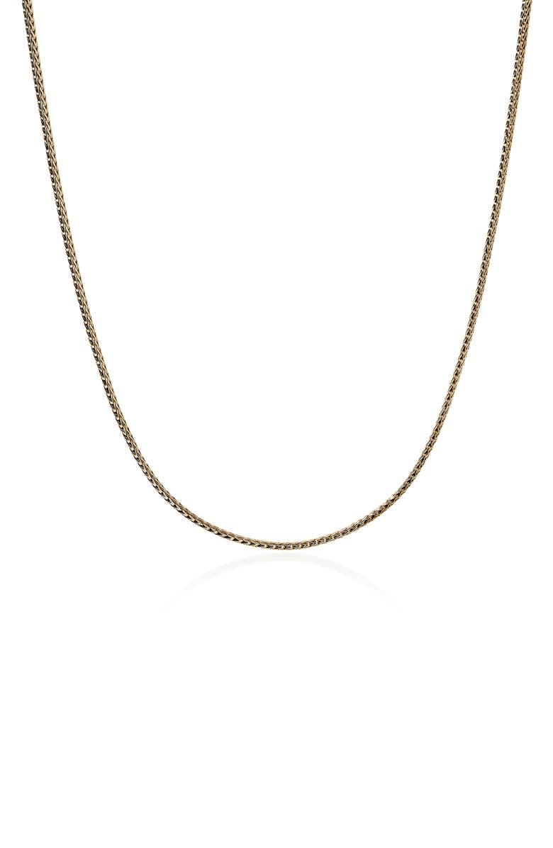 John Hardy Icon Mini Chain Necklace, Main, color, Gold
