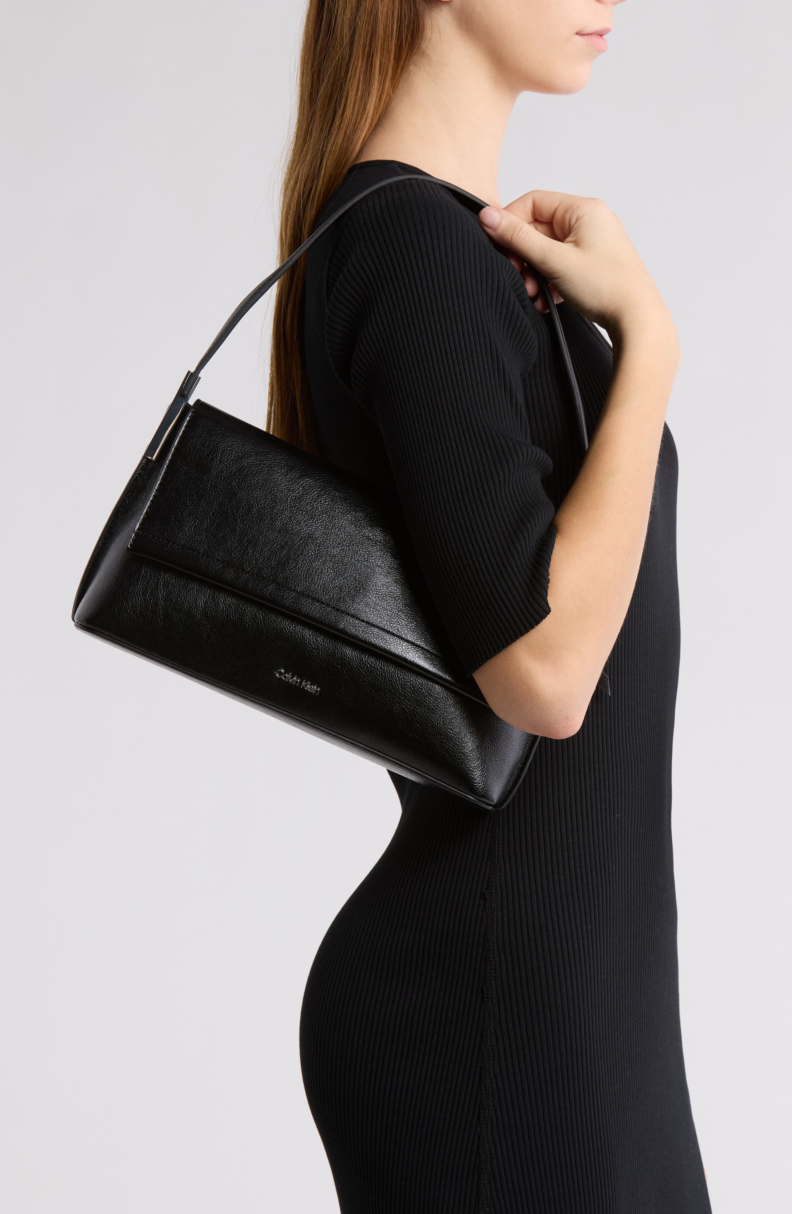 Calvin Klein Verne Flap Shoulder Bag, Alternate, color, 