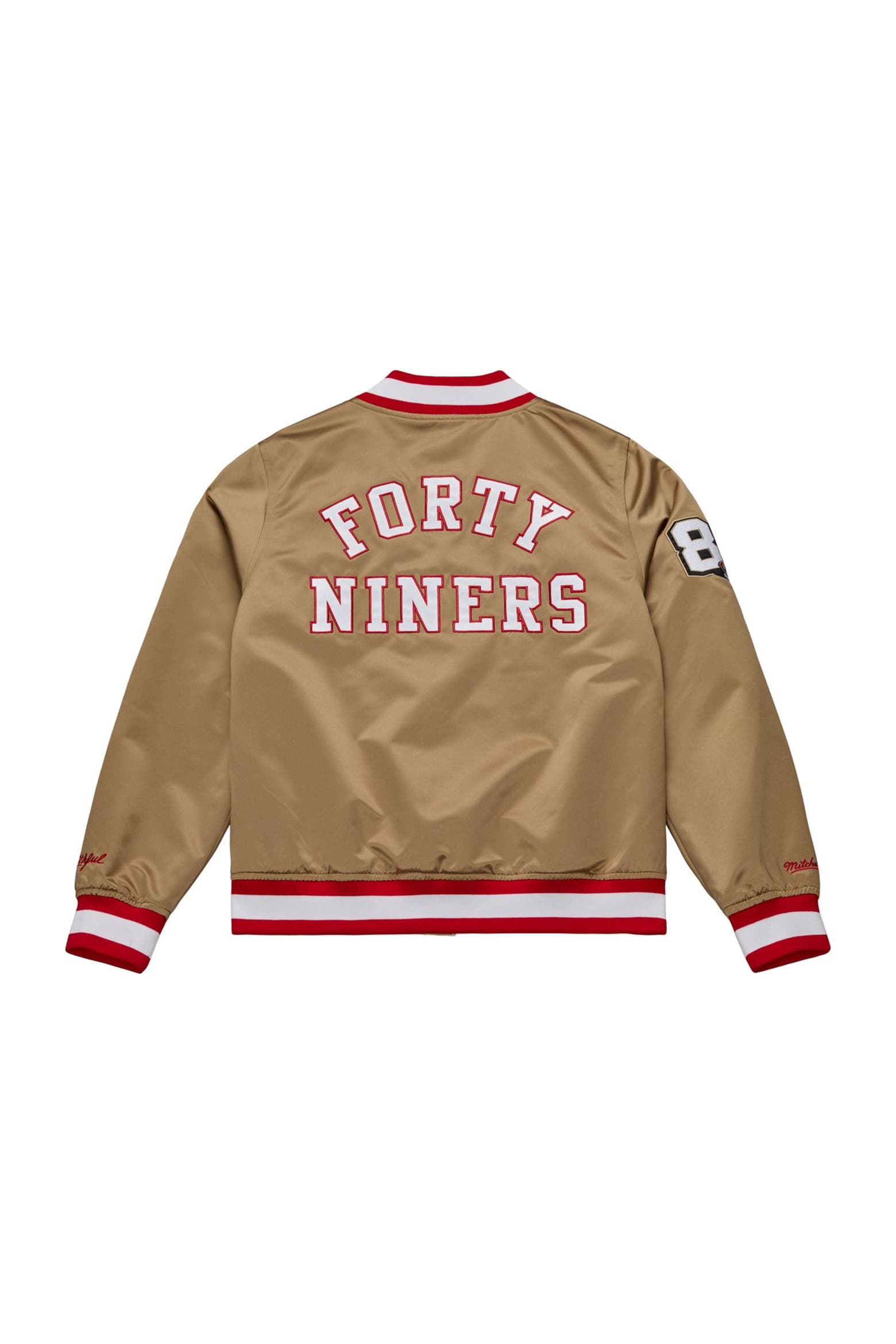 Niners Gold Color Mitchell & Ness Women's Mitchell & Ness Gold San Francisco 49ers 80th ...