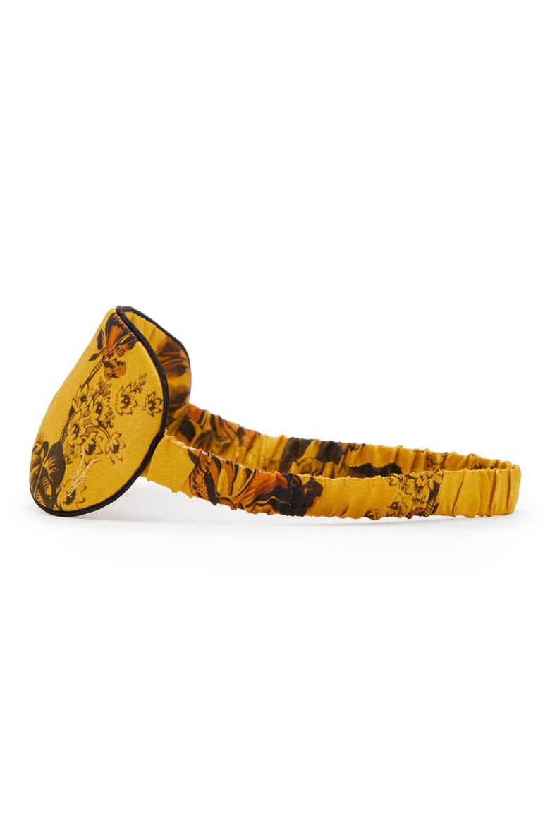 Lilly Tencel® Lyocell & Silk Sleep Mask, Alternate, color, GOLD