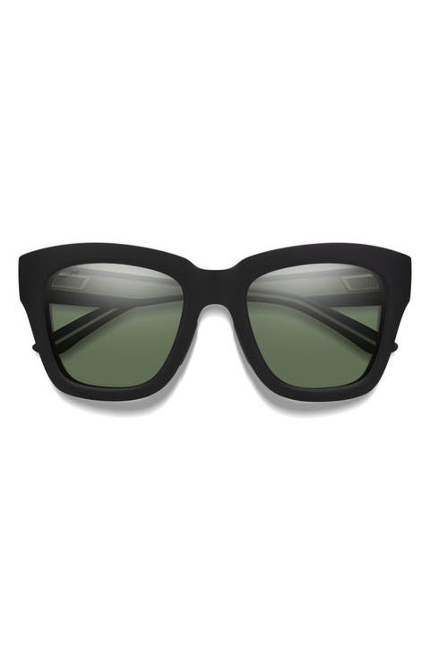 Sway 52mm ChromaPop™ Polarized Square Sunglasses