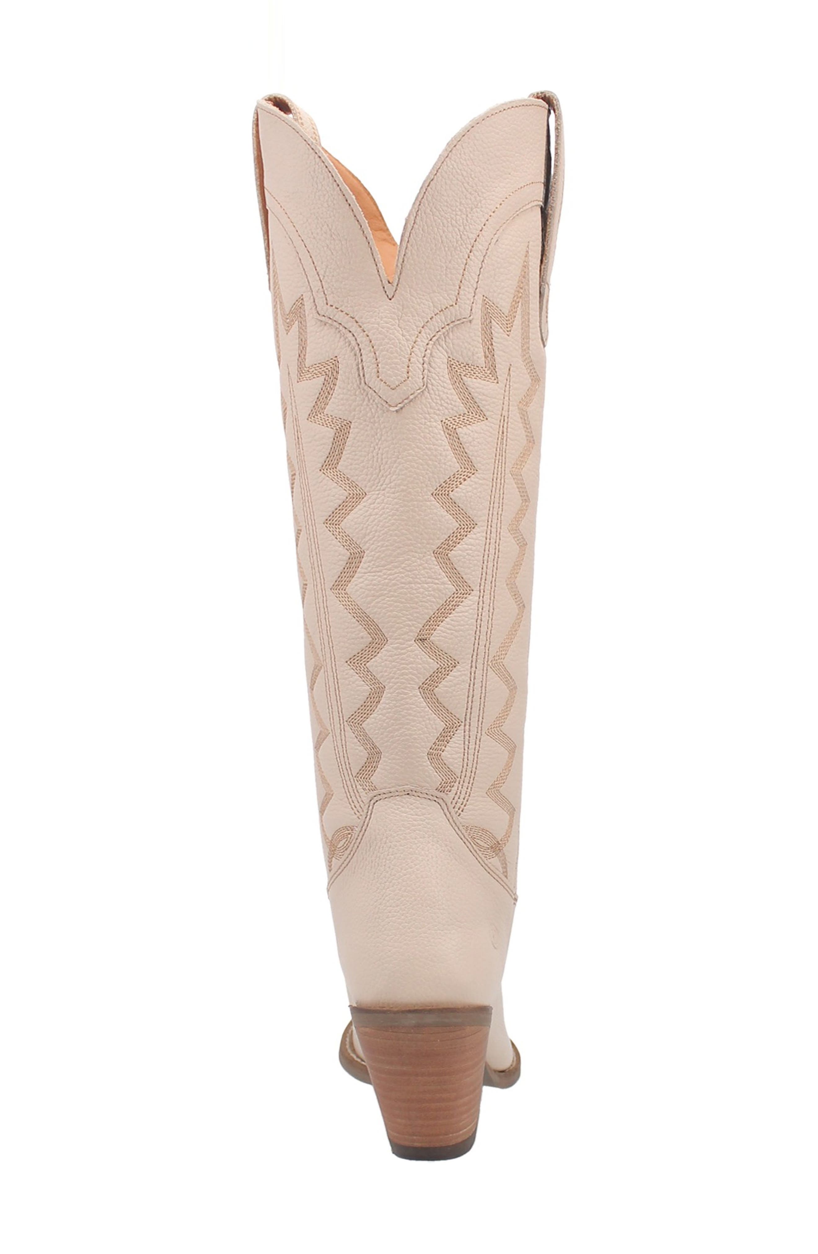 Knee High Western Boot, Alternate, color, SAND