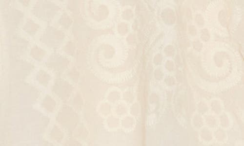 FORGOTTEN GRACE FORGOTTEN GRACE EMBROIDERED COTTON BUTTON-UP SHIRT