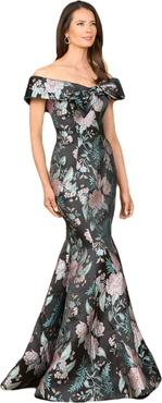 LARA New York Fitted, Mermaid Brocade Gown