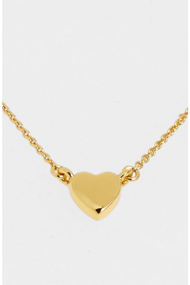 'be mine' heart pendant necklace, Main, color, GOLD