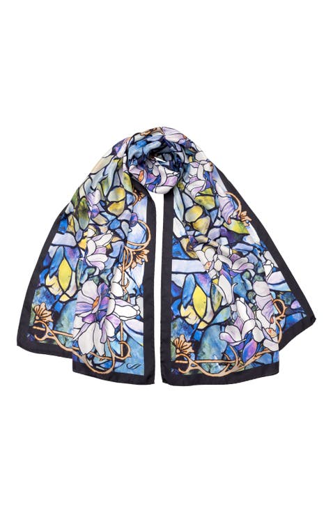 Tiffany - Long Silk Scarf for Women