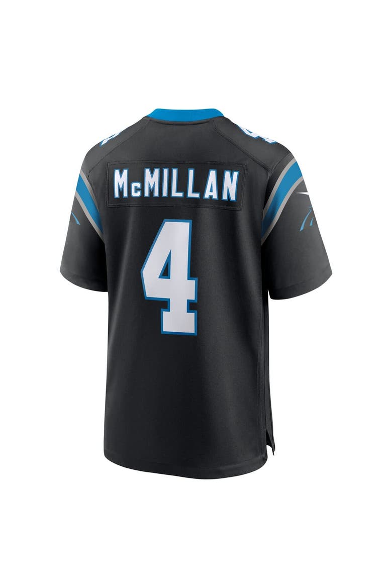 Youth Nike Tetairoa McMillan Black Carolina Panthers Game Jersey, Alternate, color, Black