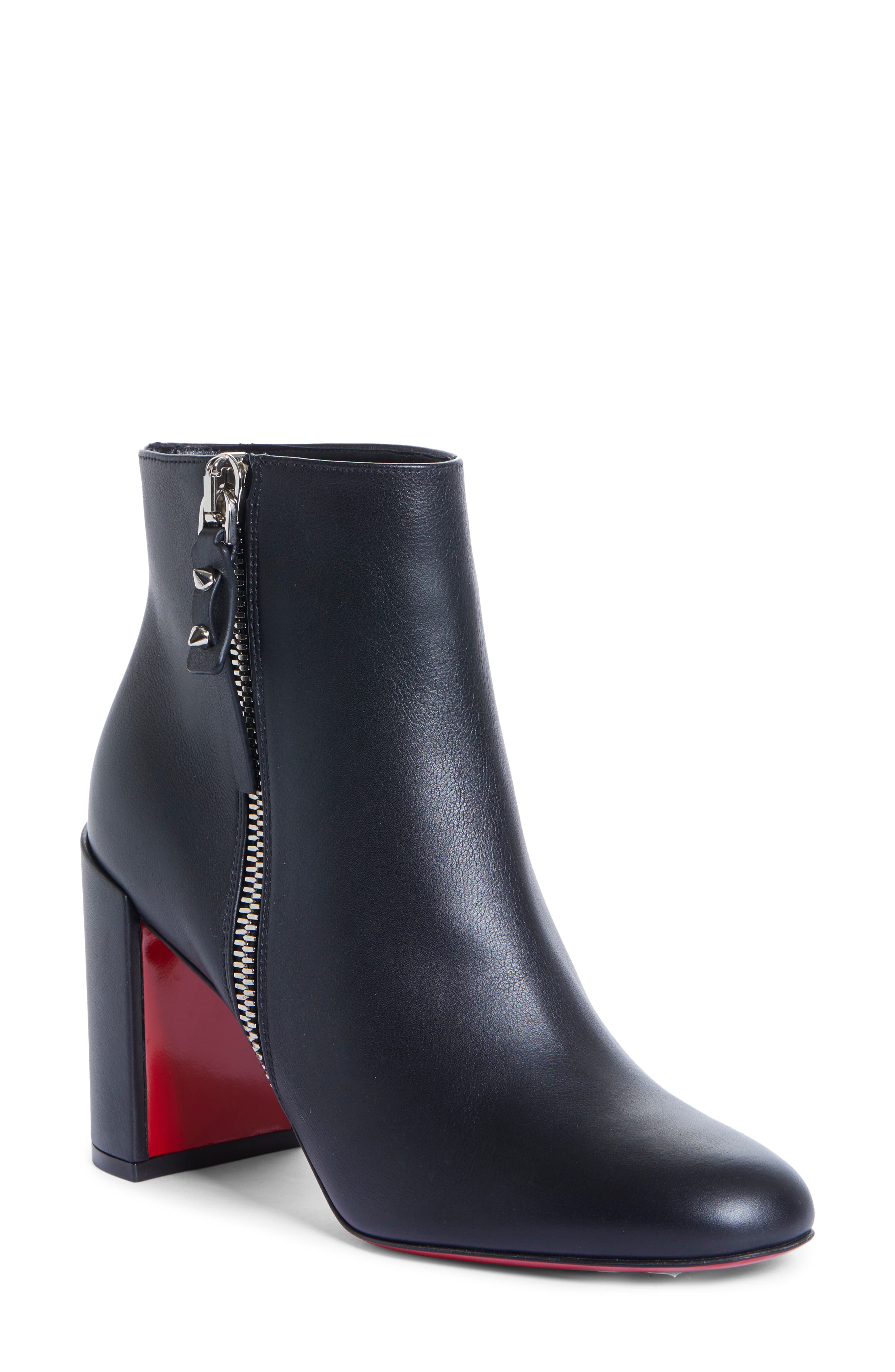 Christian Louboutin Ziptotal Bootie, Main, color, 