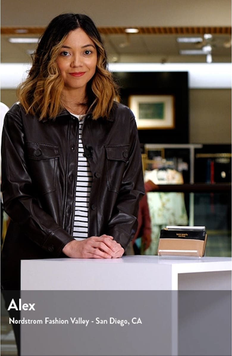 morgan colorblock saffiano leather bifold wallet, sales video thumbnail