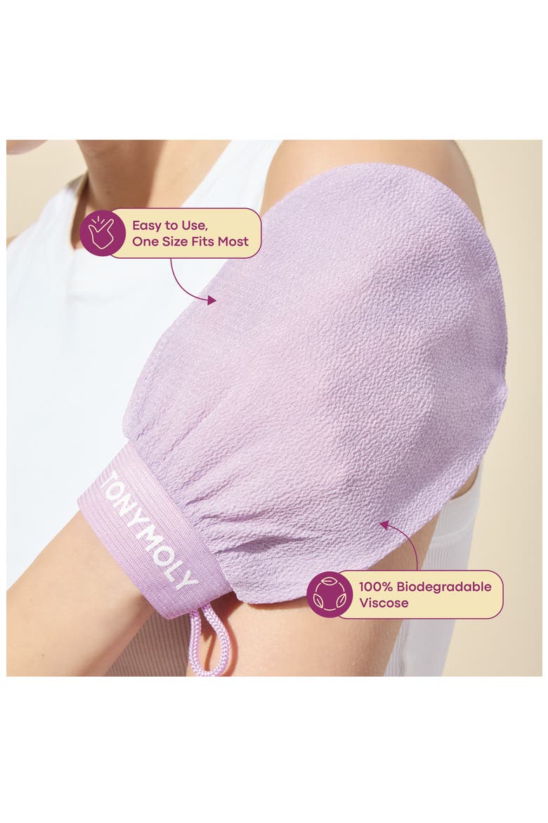 Plum Bum K-Spa Body Exfoliating Gloves, Alternate, color, PINK