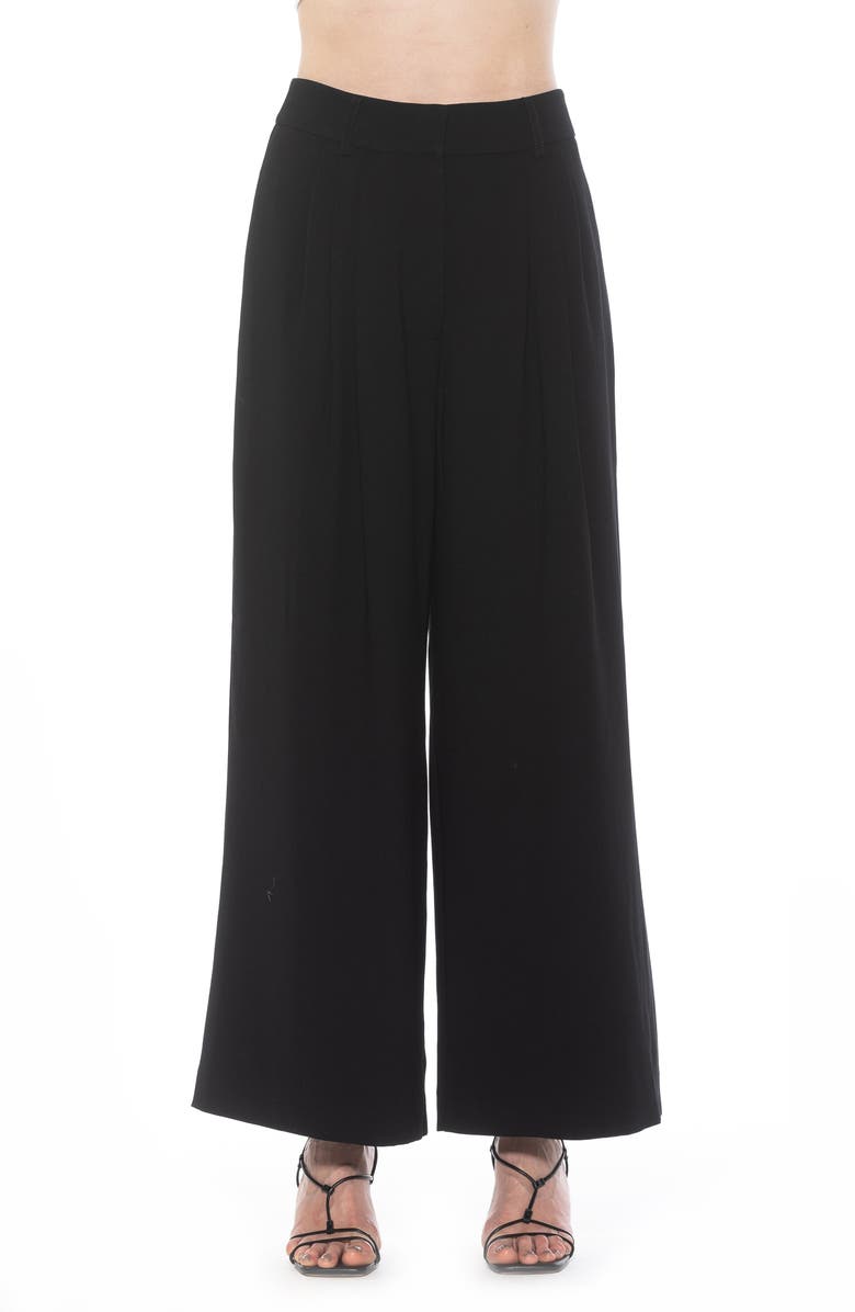 Alexia Admor Wide Leg Pants, Alternate, color, Black