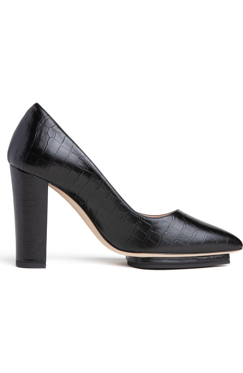 BEAUTIISOLES Pippa Leather Pump, Alternate, color, Black