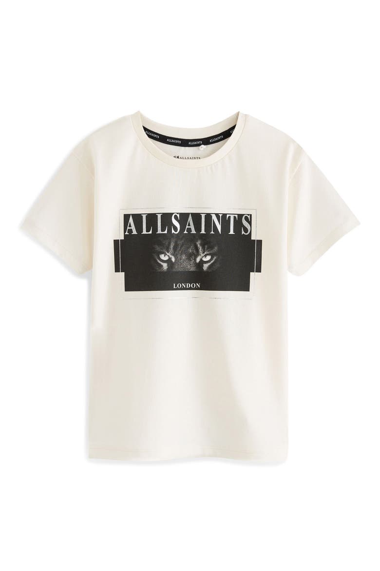 Kids' Tiger Cotton Graphic T-Shirt, Main, color, WHITE