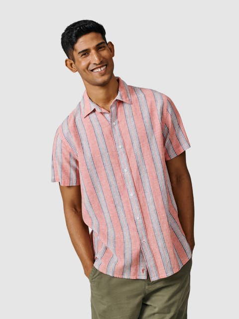 Austin Cotton Linen Short Sleeved Shirt
