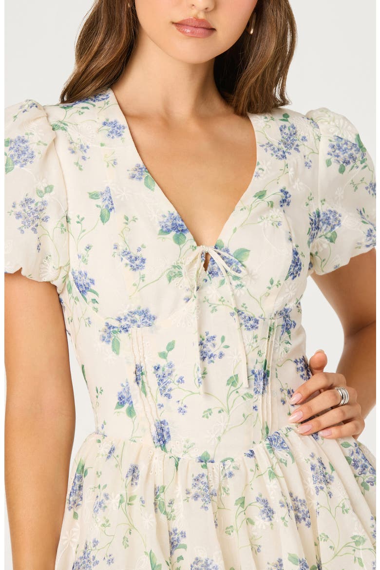 Sommer Minidress, Alternate, color, IVORY FLORAL