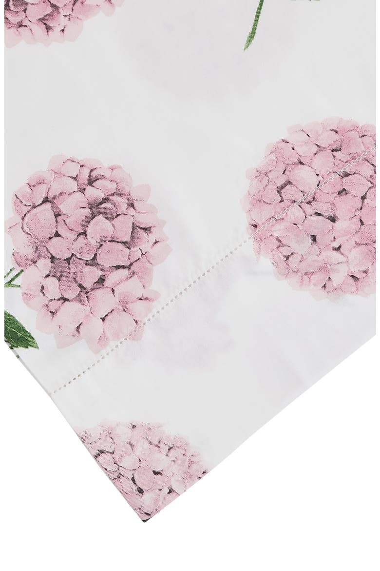 Floral 400 Thread Count Cotton Sheet Set, Alternate, color, WHITE/ PINK