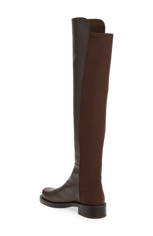 Stuart Weitzman 5050 Bold Over The Knee Boot In Brown
