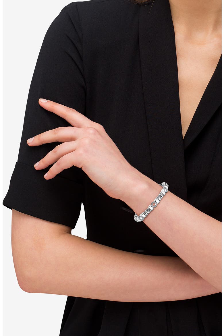 Caviar Spark Diamond Station Rope Bracelet, Alternate, color, SILVER DIAMOND