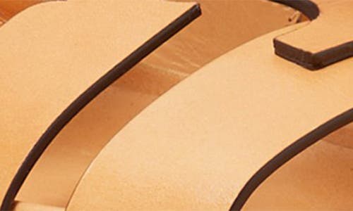 Tory Burch Ines Sport Leather Slide Sandals In Camello