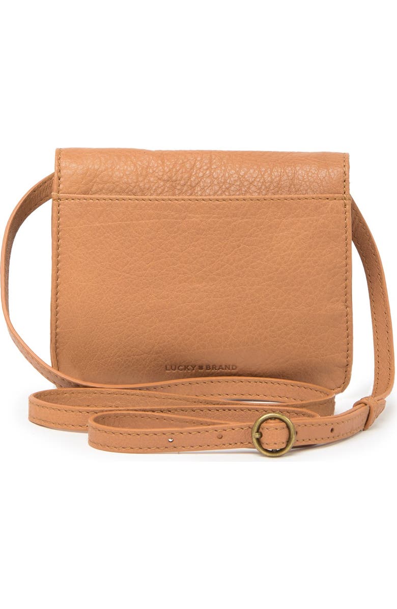 Lucky Brand Rela Small Leather Crossbody Bag, Alternate, color,