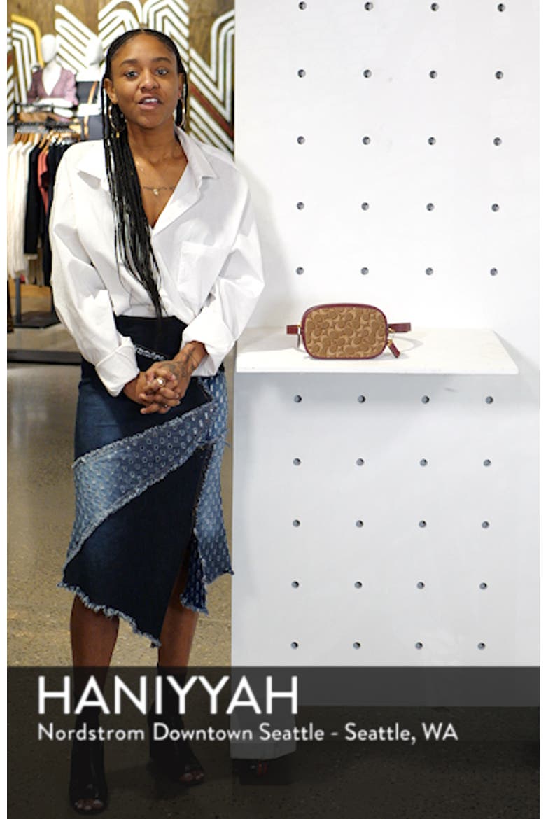 Signature Jacquard & Leather Belt Bag video