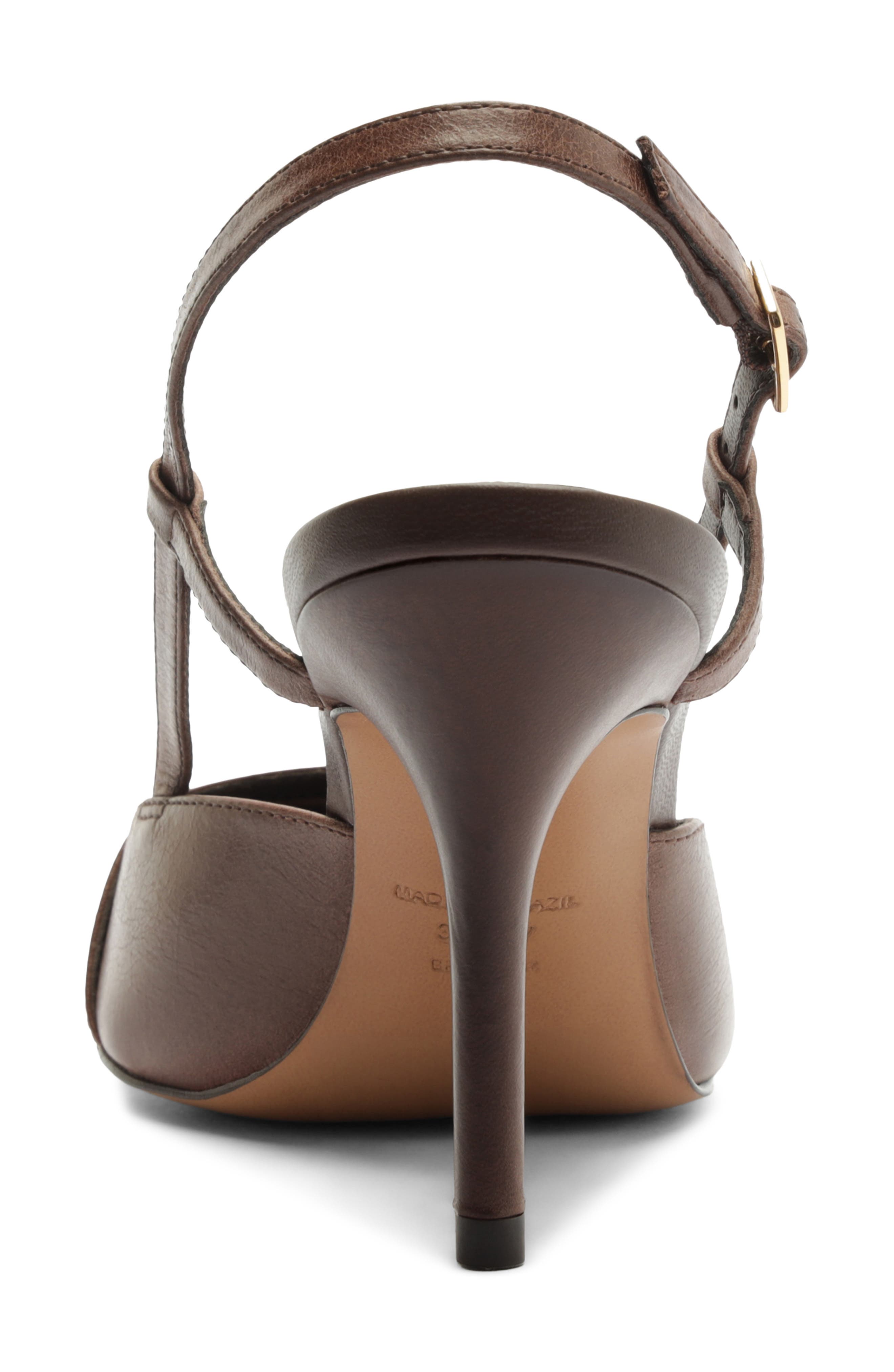 Kenny Slingback Pointed Toe Pump, Alternate, color, NEW COCOA