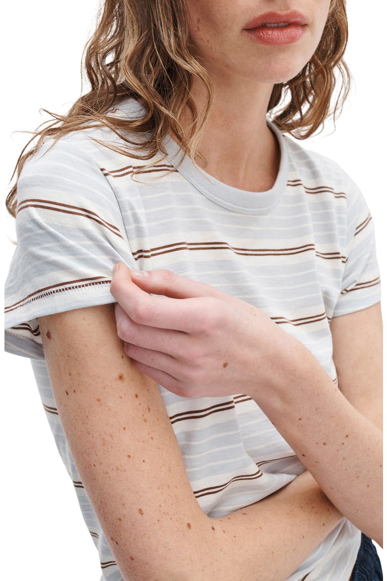 The Slub Stripe Cotton T-Shirt, Alternate, color, LIGHT BLUE MULTI