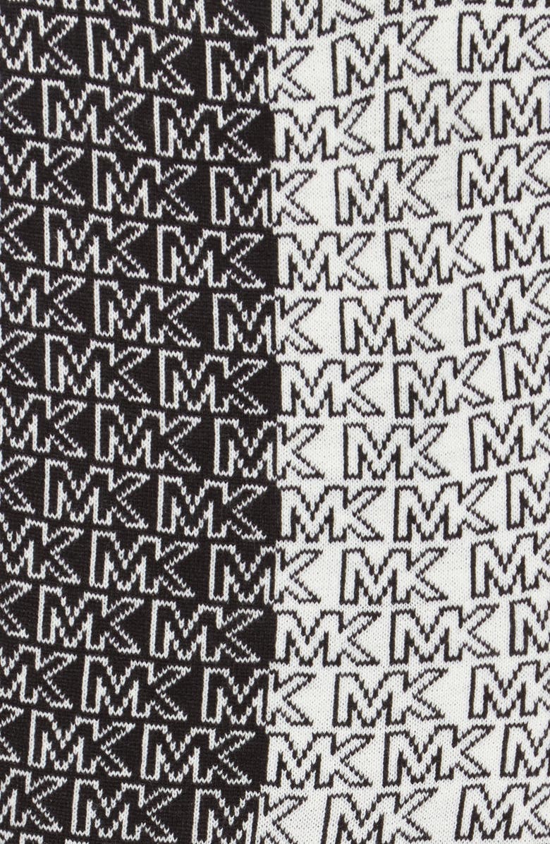 Michael Kors MK Split Logo Jacquard Scarf, Alternate, color, 