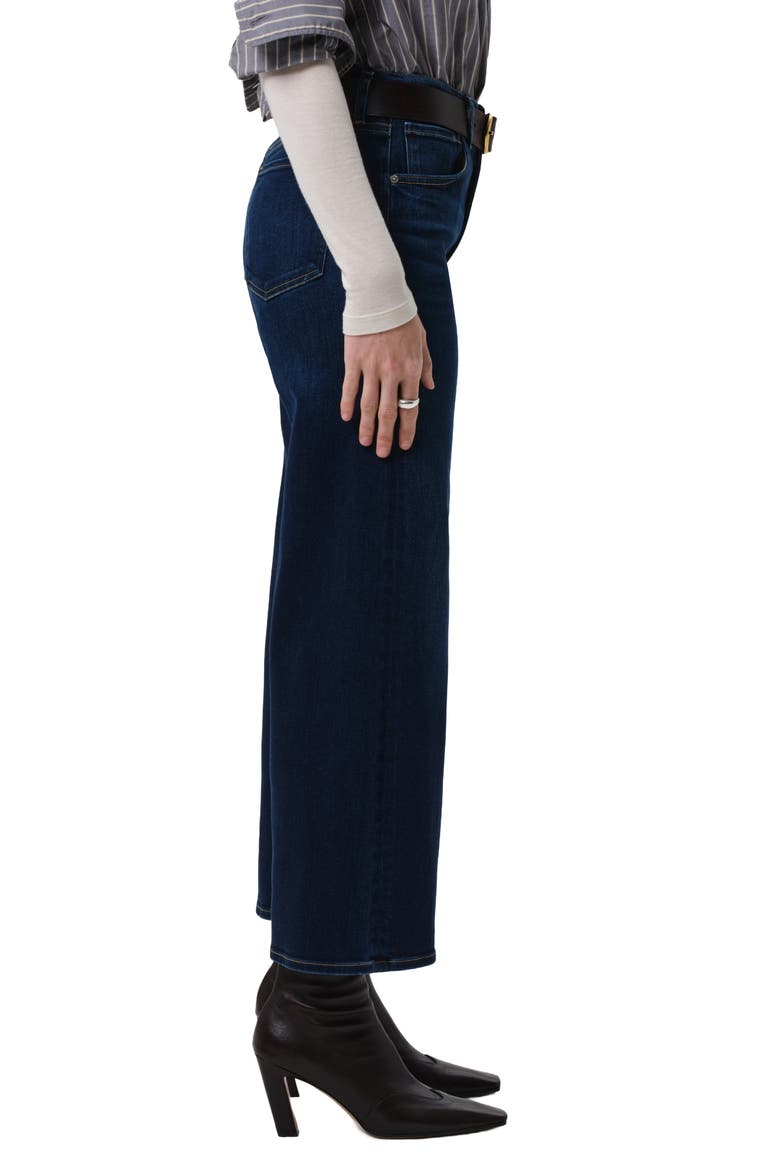 Lyra High Waist Ankle Wide Leg Jeans, Alternate, color, DAKOTA MEDIUM INDIGO