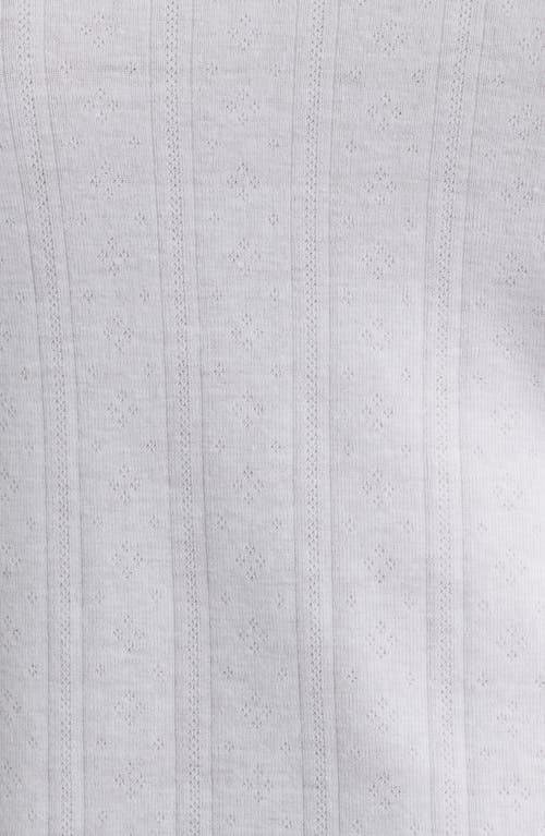 Open Edit Pointelle Knit Short Pajamas
