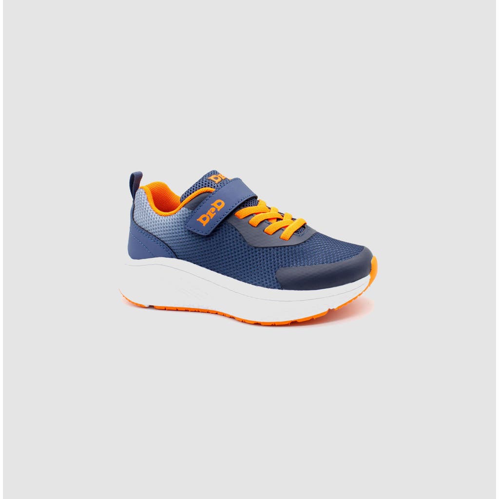 DrD Kids Footwear Turbo sneaker in Navy/orange  product