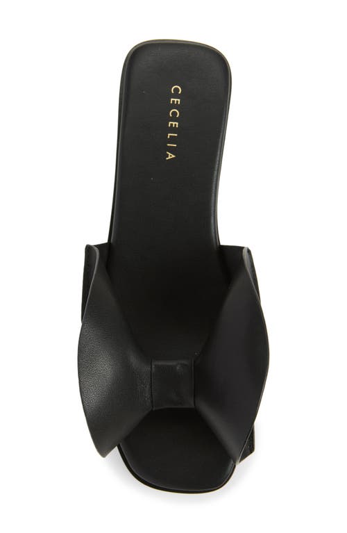 Cecelia New York Wendy Slide Sandal In Black